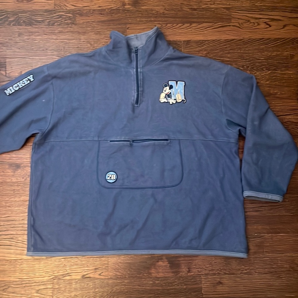 Vintage Mickey Mouse Quarter Zip Jacket